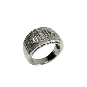 Briliantový zdobný prsten