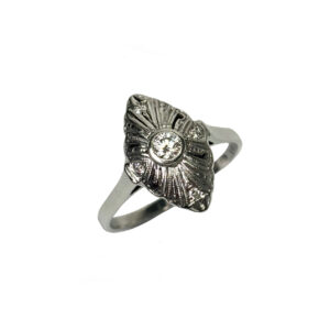 Briliantový vintage prsten