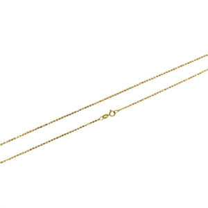 Jemný zlatý řetízek z kuliček