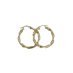 Zlaté kroucené náušnice - malé