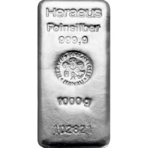 1000g Argor Heraeus SA Švýcarsko Investiční stříbrný slitek