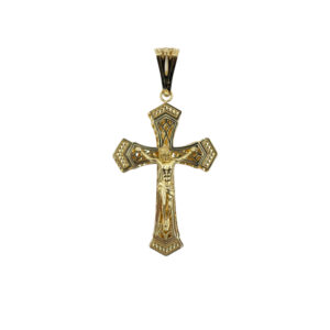 Dekorativní přívěsek kříž ze zlata