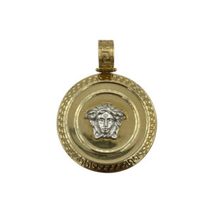 Zlatý přívěsek s reliéfem Medúzy